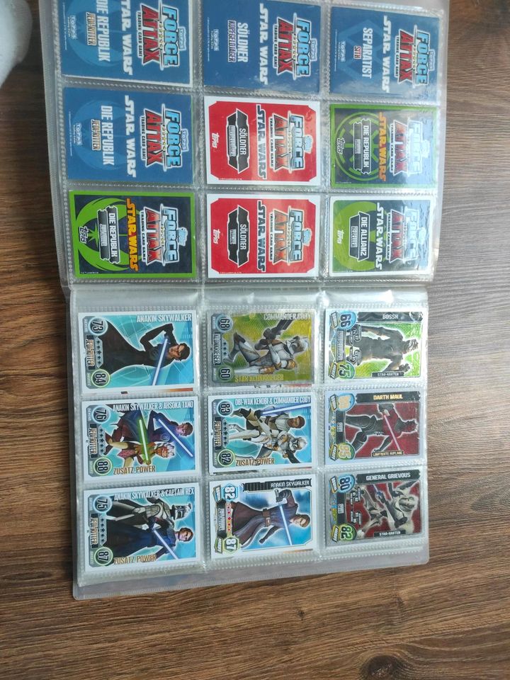 Sammelkarten Star Wars force Attax in Viersen