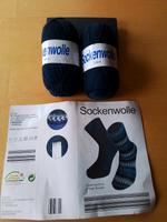 Sockenwolle blau, Strickgarn, Handarbeiten, Stricken, NEU Bayern - Buttenwiesen Vorschau