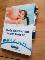 Notiz/Tagebuch Große Geschichten fangen klein an Baby/Geburt+Kuli Hessen - Seligenstadt Vorschau
