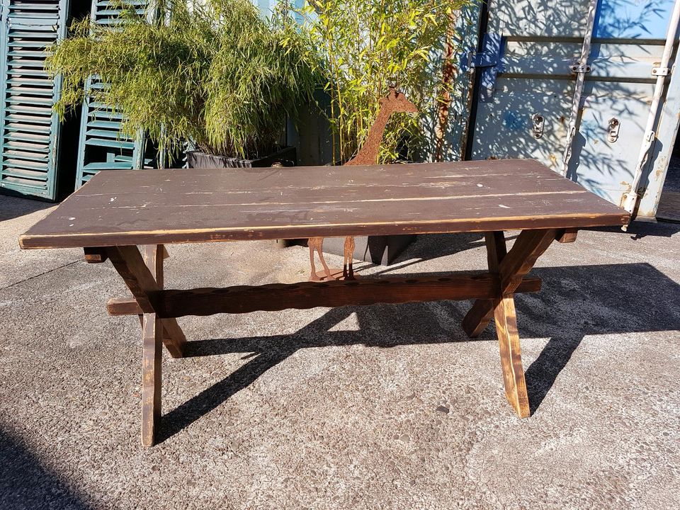 ★ ANTIK ★ Landhaus Küchentisch Esstisch Weichholz 170cm Holztisch Schreibtisch ★Vintage Tisch shabby chic von wohnART ANTIKMÖBEL in Neunkirchen-Seelscheid