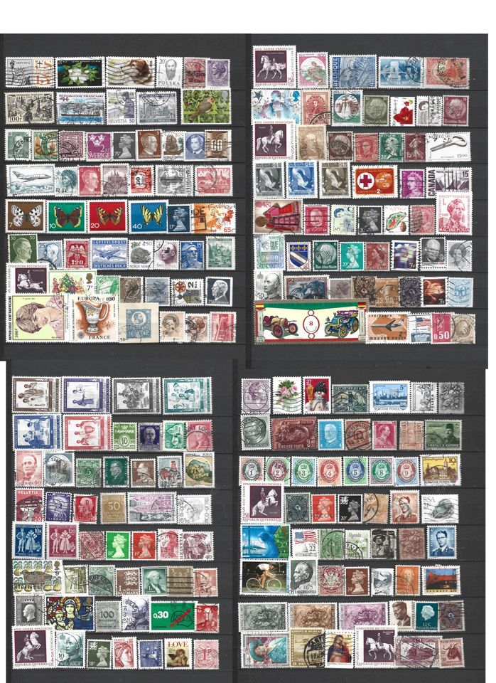 Briefmarken aus aller Welt zum Sortieren  postfrisch + gestempelt in Norderstedt