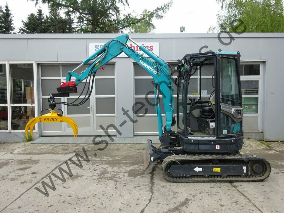 Holzgreifer Rundholzzange FB160S für Minibagger bis 6 t NEU in Königswalde