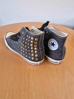 Converse, All Stars, Gr. 40, grau, blau mit goldenen Nieten Baden-Württemberg - Sindelfingen Vorschau