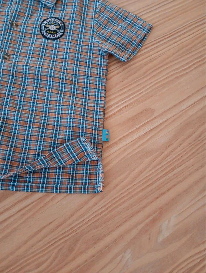 Kinderkleidung Paket Jungen 98 Hemden kurzarm bunt kariert in Warendorf