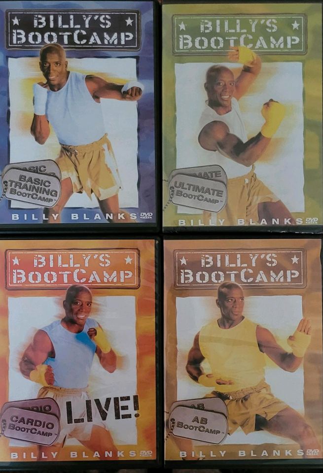 4 Stück DVD Billys Bootcamp in Ihlienworth