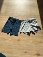 Set Shorts 80 blau grau Topomini H&M Neuwertig Leggings Caprihose Hessen - Bischofsheim Vorschau