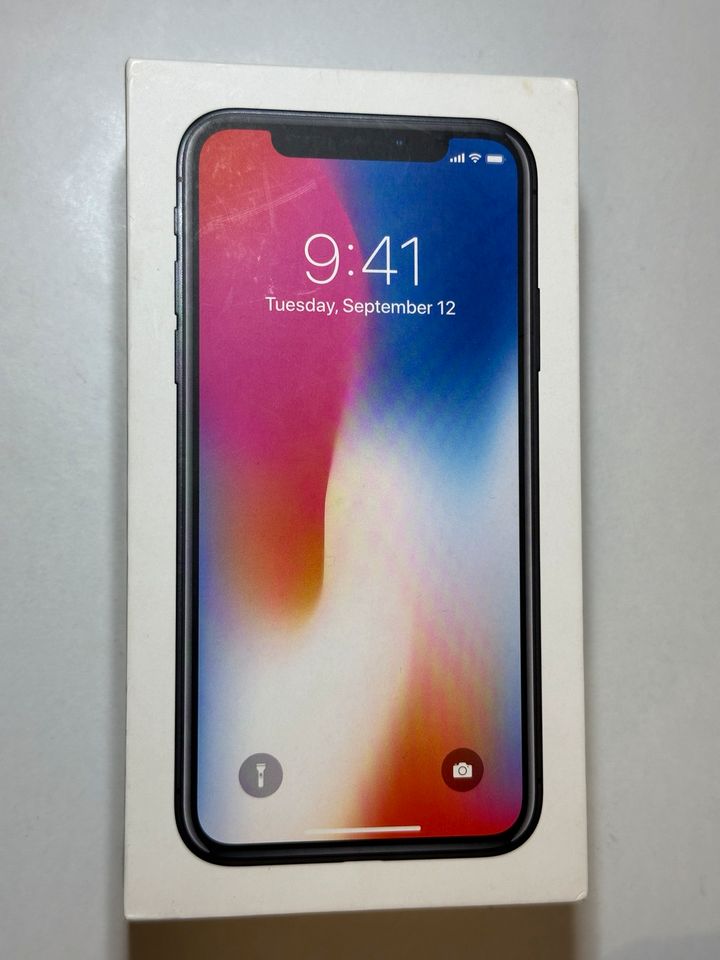 iPhone X Space Gray,64 GB OVP (Originalverpackung) in Cochem an der Mosel