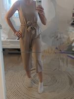 Toller Jumpsuit Overall Beige mit Gürtel Gr. S Zara Bayern - Deggendorf Vorschau