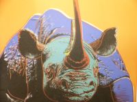 Andy Warhol "3D Rhino" Lithografie 50 x 35 cm limitiert GERAHMT! Nordrhein-Westfalen - Gronau (Westfalen) Vorschau