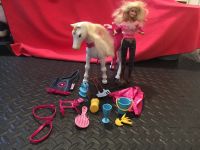 Barbie Reitbarbie mit elektrischem Pferd Hessen - Kiedrich Vorschau