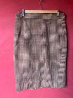 Vintage pencilskirt Bleistift rock kariert business 36/38 Natur München - Hadern Vorschau