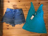 S.Oliver Top/Shirt /Trägershirt Neu Gr.34 /H&M Jeans Shorts Gr.36 Sachsen - Görlitz Vorschau