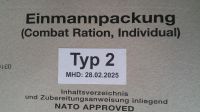 6x Bundeswehr EPA, Einmannpackung MHD 2025 ❗ ❗ Hessen - Trebur Vorschau