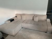 Sofa/ Couch, L-Form, beige Rheinland-Pfalz - Emmelshausen Vorschau