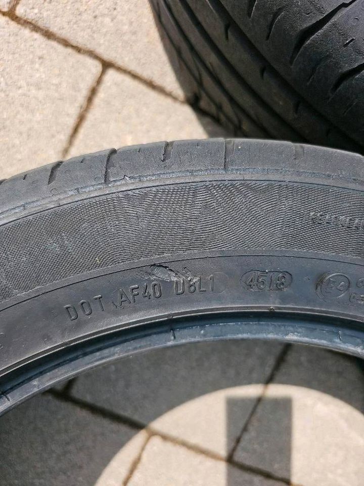 4 Reifen Sommerreifen 225/50R17 98 H/Y Continental und Hankook in Leinfelden-Echterdingen