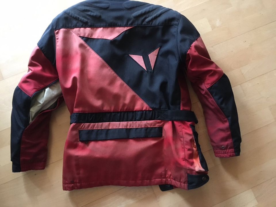 Dainese Endurojacke Vintage/Retro, Goretex, Gr. 46, rot/schwarz in Großbettlingen