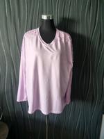 Ulla Popken neues edles Sweatshirt lila gr 50-52 mit Blüten Niedersachsen - Loxstedt Vorschau