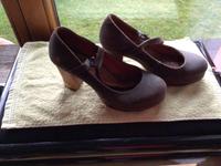 The Art Comany 37, Sandalen Pumps , Leder Holz Block wie neu Bochum - Bochum-Nord Vorschau