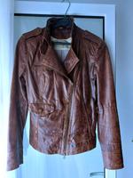 Biker Lederjacke von Drykorn in cognac Damen S 36 echtes Leder Baden-Württemberg - Tübingen Vorschau