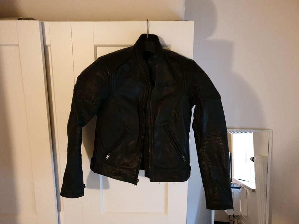 Motorradjacke Damen Leder schwarz Gr. 36 CafeRacer in Wildeshausen