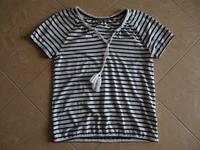 Geisha Shirt gestreift Gr 34 (XS) weiß/dunkelblau Bayern - Kunreuth Vorschau