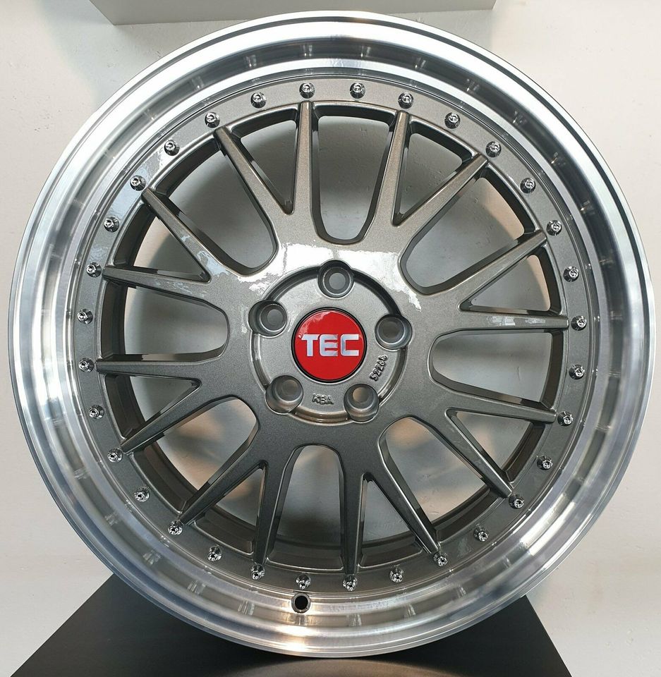 18" TEC GT EVO Alufelgen 5x112 5x108 5x120 4X100 5X114,3 5x100 in Backnang