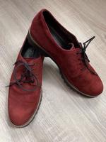 Tamaris Wildleder Leder Schnürer Halbschuhe Schuhe Bordeaux Gr 38 Niedersachsen - Hoya Vorschau