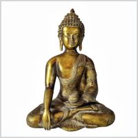 Erdender Buddha Bronze goldantik Feuerarbeit 27,5cm 3,3kg München - Altstadt-Lehel Vorschau