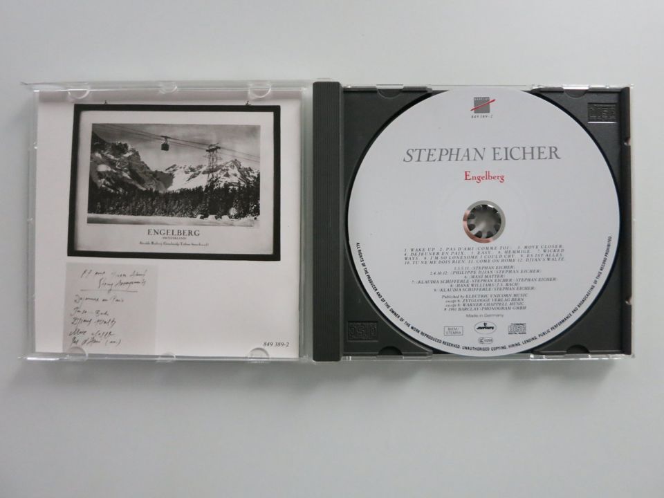 3 CD's STEPHAN EICHER"Engelberg,Carcassonne,non ci badar,guarda" in Berlin