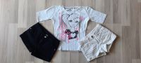 tolles Sommer-Set aus 2 kurzen Jeans-Shorts Hosen & T-Shirt H&M Thüringen - Tanna Vorschau