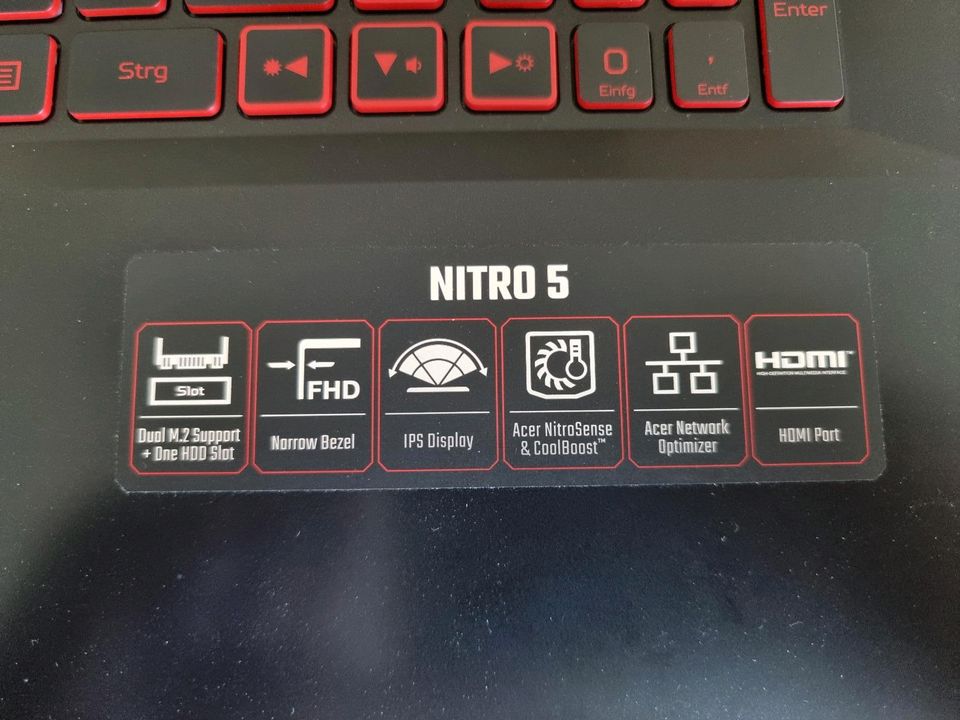 ACER Nitro 5 i7, 16GB RAM ohne Festplatte Laptop in Dresden