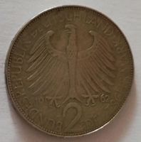 2 Deutsche Mark Münze, Prägung 1962, mit Max Planck Baden-Württemberg - Müllheim Vorschau