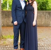 Ballkleid in dunkelblau//Abendkleid Saarland - Überherrn Vorschau