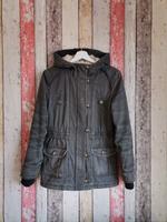 Winter Parka graublau mit Teddyfell & Kapuze Gr. 36 von Pimkie Baden-Württemberg - Ludwigsburg Vorschau