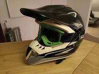 Motocross Helm mit Brille top Zustand Sachsen-Anhalt - Sandersdorf Vorschau