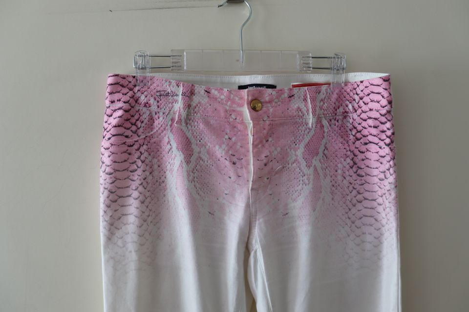 justcavalli Damen Jeggings just chic Hose neuwertig Pants 40 Rosé in Bonn