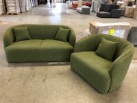 2-Sitzer Sofa der Marke Knautschzone in Boucle "Oliv" Neu Leipzig - Leipzig, Zentrum-Südost Vorschau