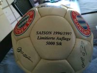 FC BAYERN Ball, signiert, Saison 1996/1997 +Autogramm SEPP MAIER Bayern - Marktschellenberg Vorschau