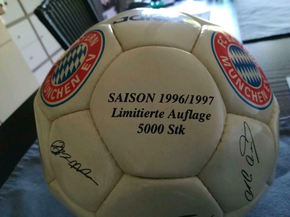 FC BAYERN Ball, signiert, Saison 1996/1997 +Autogramm SEPP MAIER in Marktschellenberg