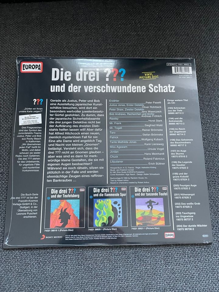 Die drei Fragezeichen ...und der verschwundene Schatz - Pic Vinyl in Braunschweig