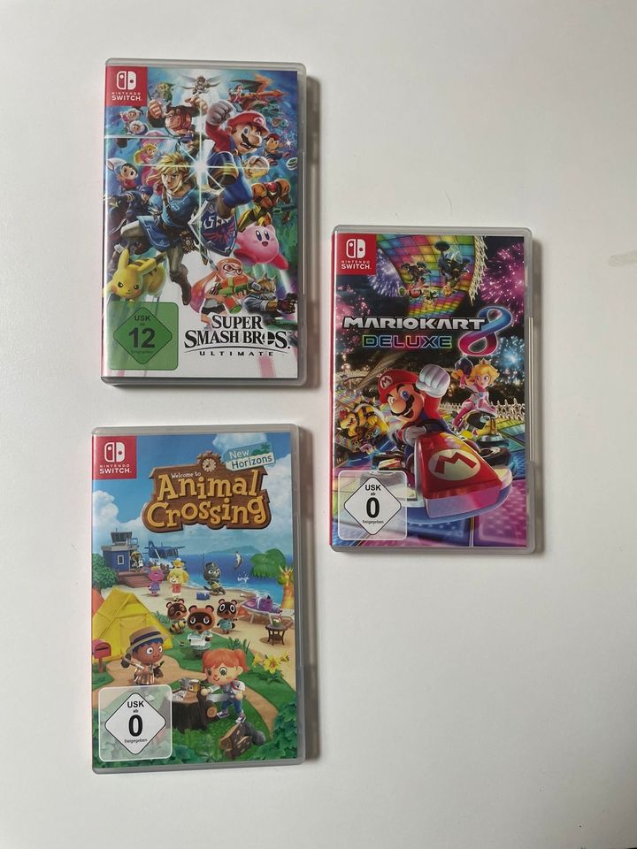 Nintendo Switch mit 3 Spielen | Sehr guter Zustand in Saarbrücken