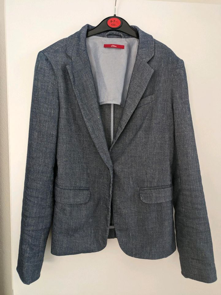 Blauer Blazer s.oliver in Bornheim