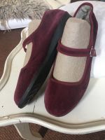 festliche Ballerina- Schuhe Samt weinrot Gr. 40 Neustadt - Hohentor Vorschau