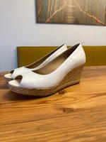 Origini Studio Keil Pumps Sandalen Gr. 41 neu weiß Sachsen - Machern Vorschau