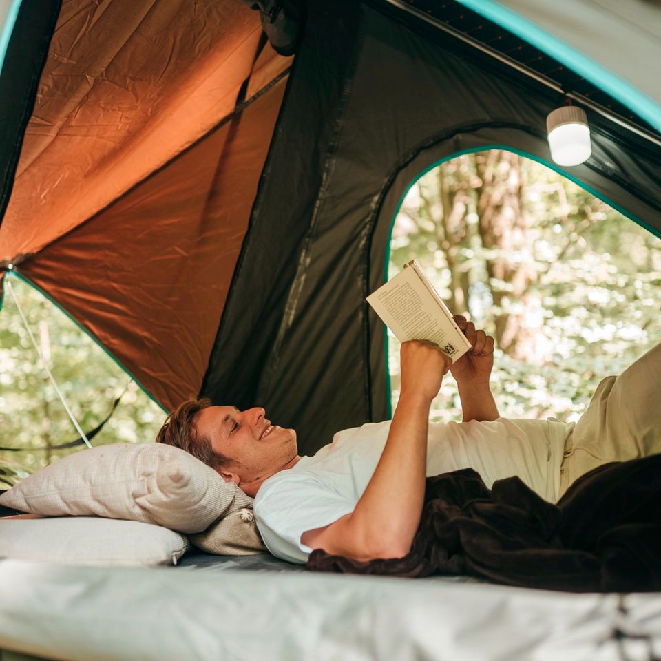 Naturbummler Hartschalen-Dachzelt - Flitzer II L, XL: anthrazit & weiß in Mannheim