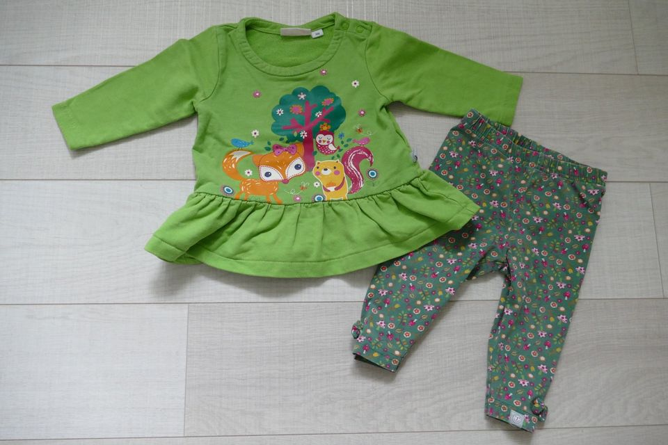 Baby Set Waldtiere mit Pullover, Leggings Gr. 68 in Wiggensbach