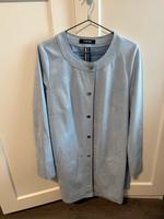 Taifun Damen Jacke Gr.42 Wildleder Optik hellblau Baden-Württemberg - Beilstein Vorschau