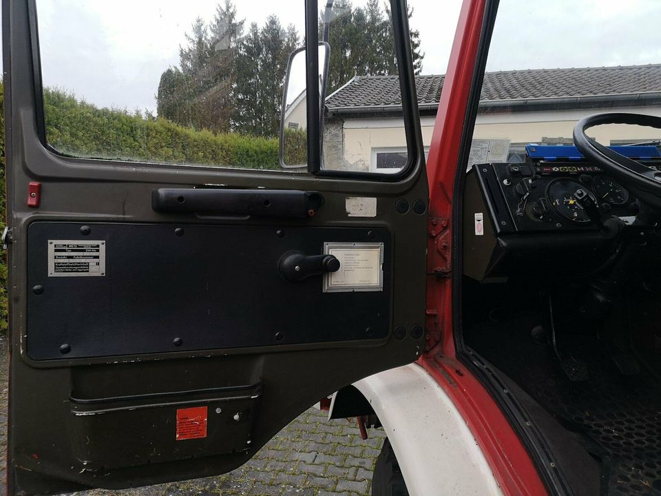 Unimog U1300L Feuerwehr ,TÜV neu - H Kennzeichen ex Bundeswehr in Lienen