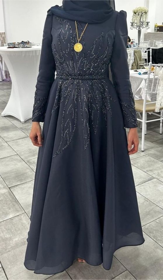 Tesettür Abiye, Hennin, Abendkleid, Hijabi Kleid in Ginsheim-Gustavsburg