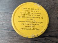 Vorwerk Isolierband Blechdose 10,5cm alte Dose aus 1960er Jahre Bielefeld - Bielefeld (Innenstadt) Vorschau